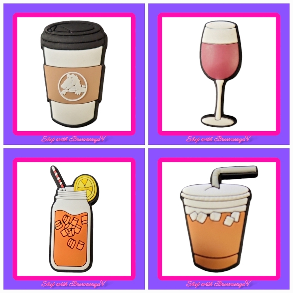 Drinks CROCS Jibbitz Shoe Charm​